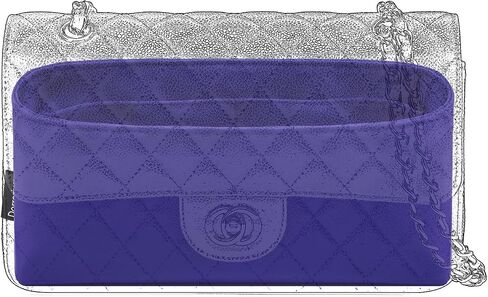 Silk Organizer for Chanel CF 17/20/23/25/30/33 Luxury Silky Smooth Tote Premium Handbag Insert Divider, Bag Shaper in Kuwait