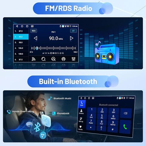 2+64g Android 13 Carplay Car Stereo Radio for Hyundai Tucson IX35 2010-2015 ، 10.1 '' HD Touch Screen متوافق مع Android Auto ، وكاميرا AHD الاحتياطية ، وملاحة GPS ، و WiFi ، و FM RDS in Kuwait