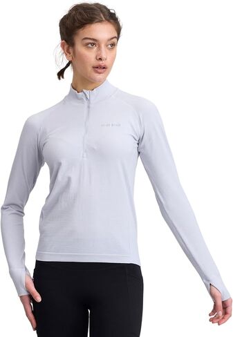 COZYZERO Women’s Merino Wool Long Sleeve Shirt - Midweight Half Zip Top for Hiking, Running, Travel & Everyday Comfort in Kuwait