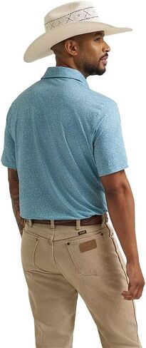 Wrangler Men's Paisley ATG Performance Polo in Kuwait