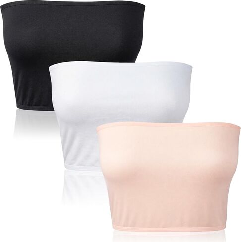 3 Pcs Modesty Panel Cleavage Cover, Lady Camisole Cleavage Cover Up for Low Neckline Anti Peep Invisible Modesty Inserts (3 Colors) in Kuwait