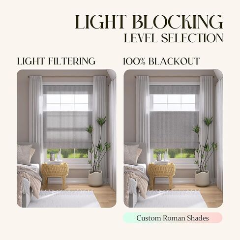 No Drill Top Down Bottom Up Roman Shade, Blackout or Light Filtering No Tool Cordless TDBU Roman Blind for Window, Insulated, Privacy, Easy Install for Home, Office, No Drill TDBU Type in Saudi Arabia