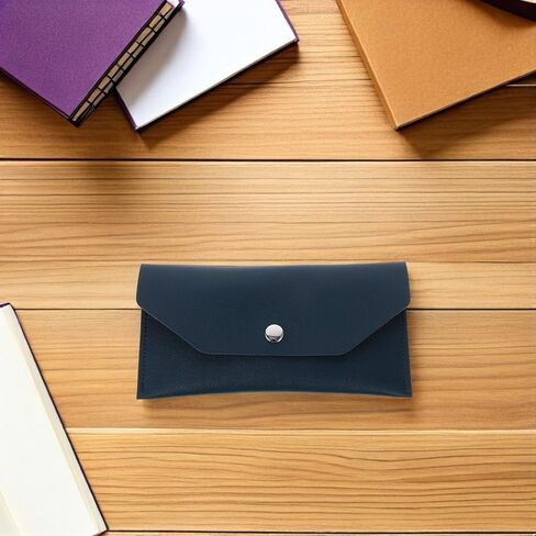 NOLITOY Cash Envelope Wallet Set 2pcs Green Leather Snap Closure Budget Organizer for Women, Reusable Cash Holder Pouch for Travel and Finance Management in Kuwait