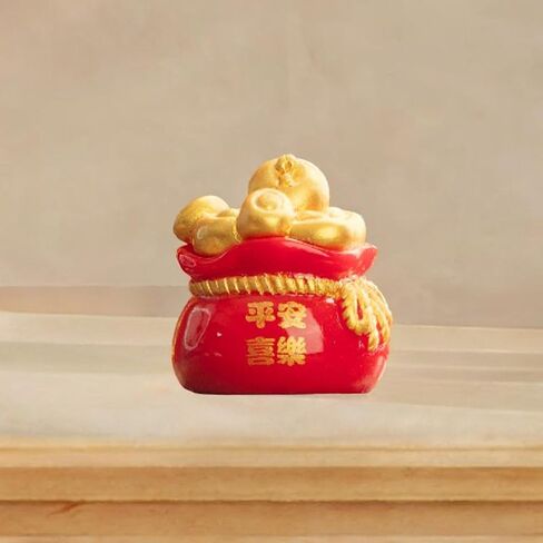 Spring Festival Purse Bag Ornament Resin Statue Handmade Multifunctional Photo in Saudi Arabia