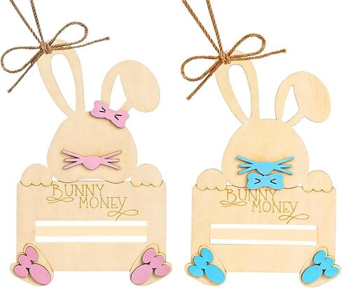 Money Holders for Kid - Bunny Shape Lightweight Easter Favor,Easter Money Holders | for Boys Girls Teens Bedroom Living Room Home School Nursery in Kuwait