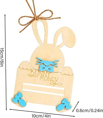 Money Holders for Kid - Bunny Shape Lightweight Easter Favor,Easter Money Holders | for Boys Girls Teens Bedroom Living Room Home School Nursery in Kuwait