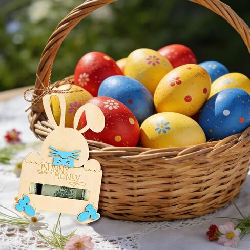 Money Holders for Kid,Cute Bunny Shape Easter Basket Fillers - Easter Bunny Money Holder | for Boys Girls Teens Bedroom Living Room Home School Nursery in Kuwait