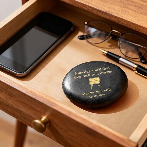 Happy Anniversary Stones Gifts for Men Him, Engraved Stones Rock for Men, Gift for Husband , You Are My Rock Heartwarming Wedding Gifts for Boyfriend Husband from Her, We Will Still be in Love Anniversary Decorations Gifts in Saudi Arabia
