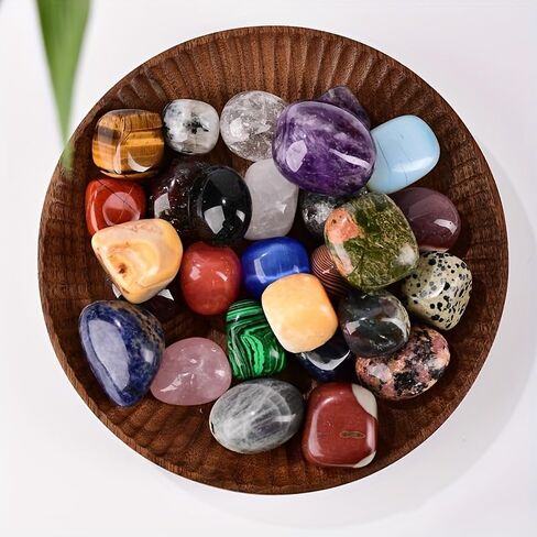 1 Pack Polished Gems and Crystals, Rock Collection Fragments for Science Experiments, Crafts, Home Decor, Jewelry Making, Wish Bottles and Garden Decor in Kuwait