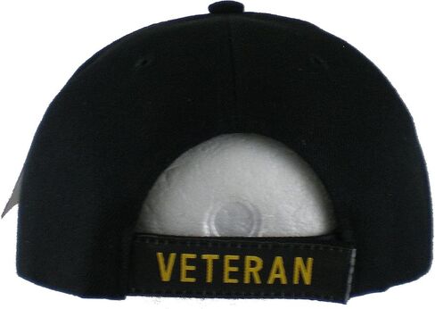 Purple Heart Vietnam Veteran Red Letter Shadow Mens Cap [Black - Adjustable] in Kuwait