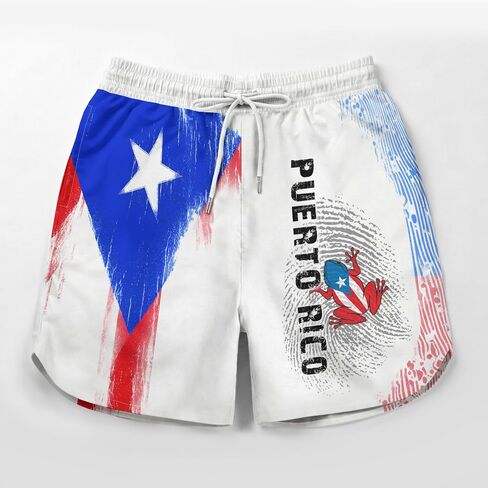 Men's National Swim Trunks Quick Dry Board Shorts with Compression Liner Casual Bathing Suit for Beach Vacation Surfing Party in Saudi Arabia