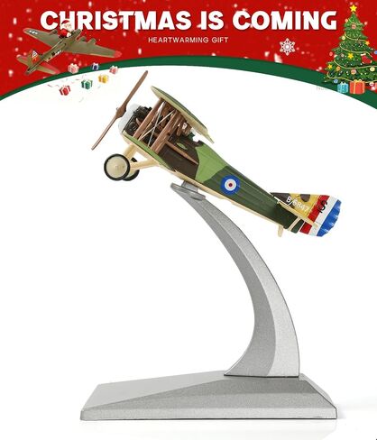 1/72 Fokker Dr.1 Red Baron World War I Fighter Alloy Metal Die-cast Classic Military Aircraft Model Pre-Built WWI Legendary German Fighter Model with Display Stand Collection Gift for Adult in Saudi Arabia