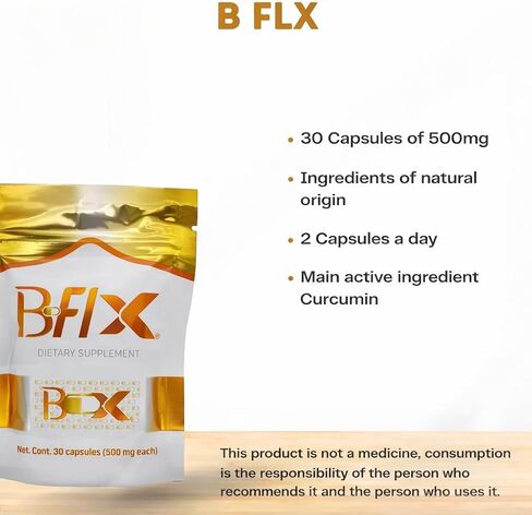 B-FLX Hyaluronic Acid Dietary Supplement 30 Caps of 500 mg 100% Original in Saudi Arabia