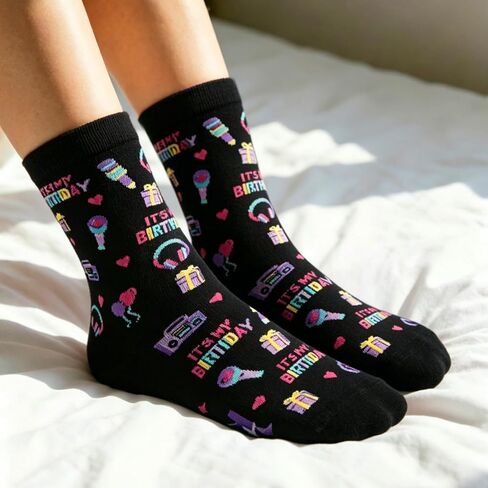 هدايا kpop للفتيات، جورب هدية عيد ميلاد kpop لفتاة عاشقة الموسيقى kpop، kpop merch لمطربين عيد ميلاد عشاق k-pop، ديكورات عيد ميلاد k-pop لحفيدة الابنة، أشياء كورية in Kuwait