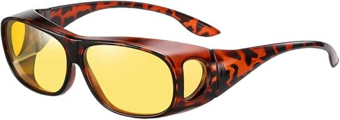 Macular Degeneration Glasses, for Macular Degeneration Aids, Glaucoma, Cataracts and Retinitis Pigmentosa, for Outdoors and Indoor, Yellow in Saudi Arabia