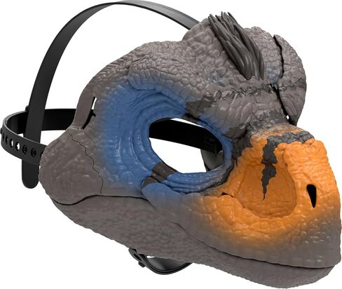 Mattel Jurassic World Snarlin Sounds Velociraptor Mask with Roar & Growl Sounds, Dinosaur Head Costume Toy with Fierce Teeth in Kuwait