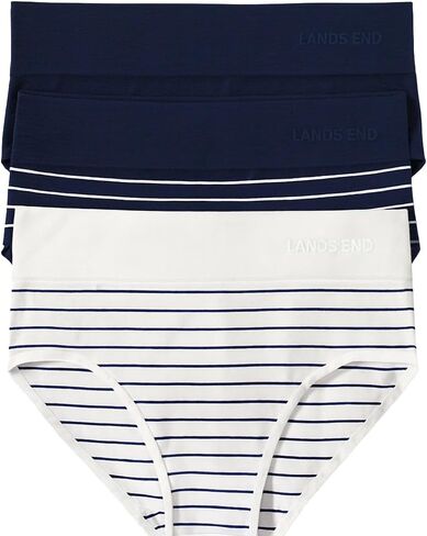 Lands' End Womens Hipster Cotton Comfort Seamless Basics 3 Pack Panties in Kuwait