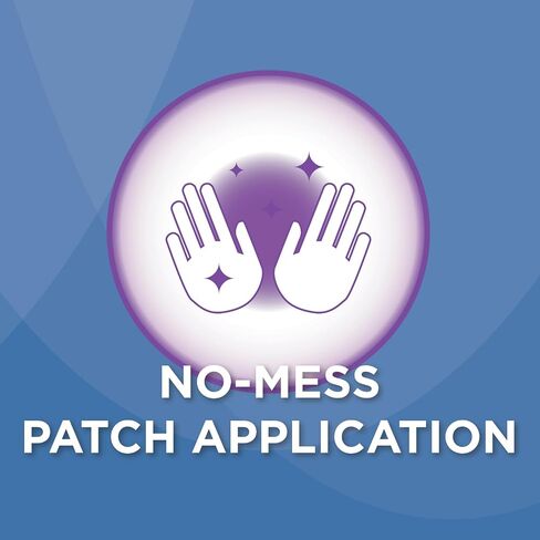 HealthWise Overnight 5% Menthol + Lavender | Pain Relief Patch 12-Count | Paraben-Free | Soothes Minor Aches & Pains | 5.125" x 2.6" Size to Apply Where Needed in Saudi Arabia