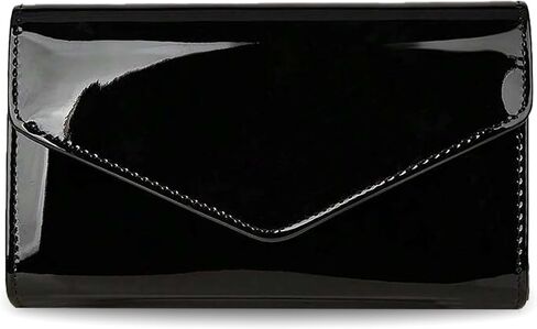 Leather Envelope Evening Bag for Women Patent PU Clutch Purse for Formal Wedding Party Cocktail Prom in Saudi Arabia