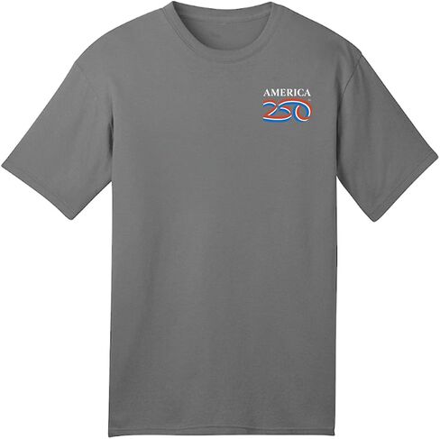 250 Anniversary USA Shirt, America250 Official Modern Logo Premium Cotton Tee 4.2oz, 4th of July Merchandise in Saudi Arabia