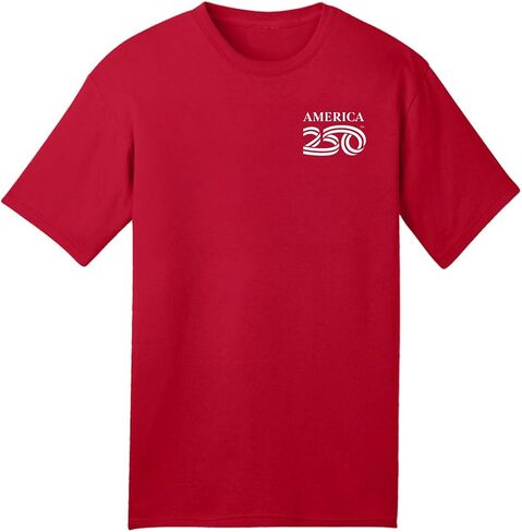 250 Anniversary USA Shirt, America250 Official Modern Logo Premium Cotton Tee 4.2oz, 4th of July Merchandise in Saudi Arabia