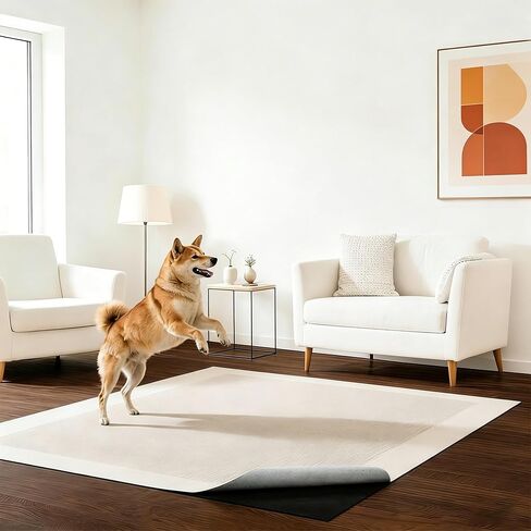 5ft x 7ft Non-Slip Rug Pads,Waterproof Extra Large Area Rugs Non Skid Rug Pad for All Floors and Finishes Durable Hardwood Floor Protective Felt Keeps Rugs in Place, Safe and Secure in Kuwait