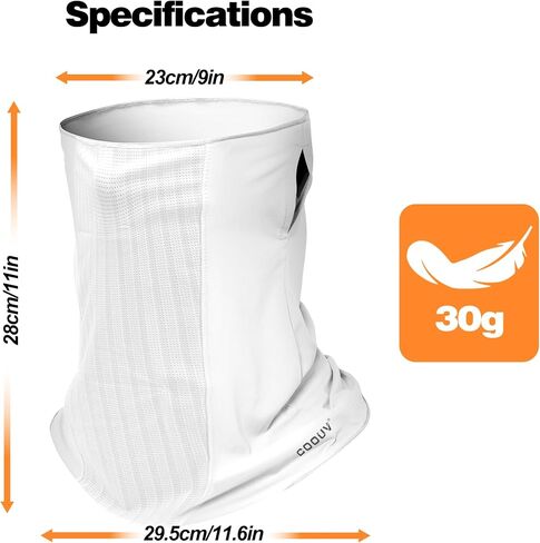 Full Face Cover UPF50+ Sun Protection,Ice Silk Cooling Face Mask UV Neck Gaiter Gradient Color Scarf Breathable Bandana in Saudi Arabia