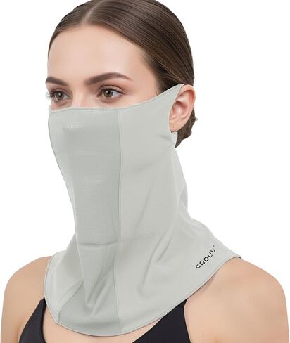 Full Face Cover UPF50+ Sun Protection,Ice Silk Cooling Face Mask UV Neck Gaiter Gradient Color Scarf Breathable Bandana in Saudi Arabia