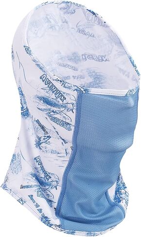Super Breathable Neck Gaiter UPF 50+ Face Mask Sun Protection Face Shield Headscarf in Kuwait