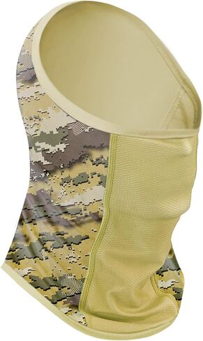 Super Breathable Neck Gaiter UPF 50+ Face Mask Sun Protection Face Shield Headscarf in Kuwait