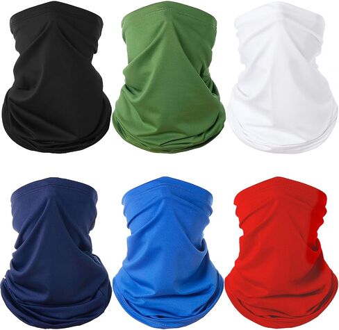 Neck Gaiter Face Mask Cooling UV Protection Breathable Dustproof Bandana Sunscreen Scarf for Men Women Outdoor Sports Hiking Fishing Gear in Saudi Arabia