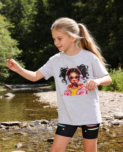 Little Girls Summer Clothes Set Trendy Short Sleeve Top +Shorts Outfits for Teens Size 6-12 Years in Kuwait
