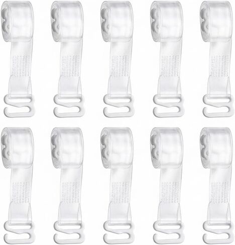 5 Pairs Clear Bra Straps, Invisible Transparent Replacement Shoulder Straps for Women, Adjustable Bra Strap Holders for Slipping, Ideal for Dance and Off-the-Shoulder Clothing in Saudi Arabia