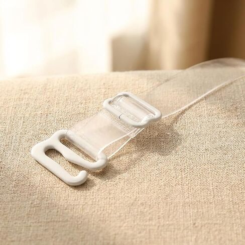 5 Pairs Clear Bra Straps, Invisible Transparent Replacement Shoulder Straps for Women, Adjustable Bra Strap Holders for Slipping, Ideal for Dance and Off-the-Shoulder Clothing in Saudi Arabia