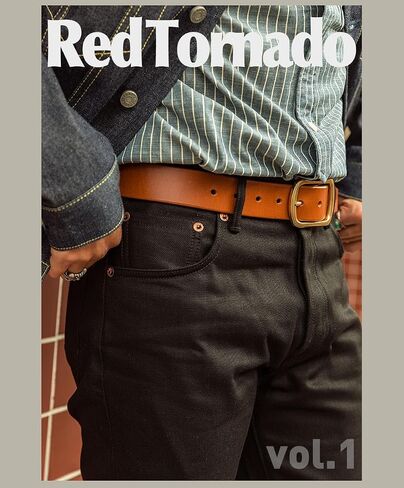 Red Tornado Vintage 14.5oz Black Men's Jeans Slim Fit Straight Leg Raw Selvedge Denim Pants One Wash Jean Preshrink in Saudi Arabia