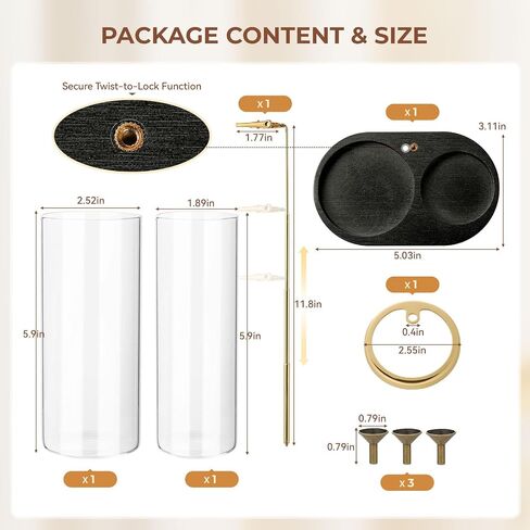 3 in 1 Incense Holder for Sticks Upside Down Anti-Ash Incense Burner with Glass Ash Catcher Backflow Cone Incense Diffuser with Adjustable Threaded Mounting for Mediation Yoga Spa Gifts Home Decor in Kuwait