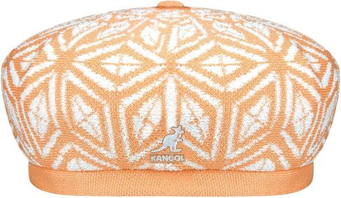 Kangol Diamond Jax Beret - Papaya Milk/White/M in Kuwait