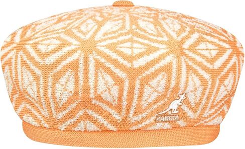 Kangol Diamond Jax Beret - Papaya Milk/White/M in Kuwait