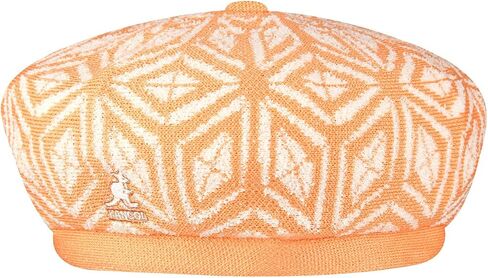 Kangol Diamond Jax Beret - Papaya Milk/White/M in Kuwait