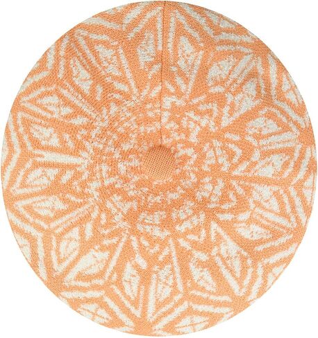 Kangol Diamond Jax Beret - Papaya Milk/White/M in Kuwait