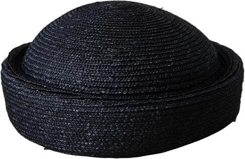 Hand Woven Straw Beret - Women's Natural Sun Hat for Beach, in Kuwait