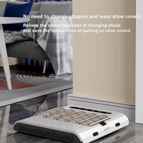 Automatic Shoe Polisher with Induction Sensor, Rechargeable Electric Sole Cleaning Machine, 1000PA Suction, Quick Wipe in 5s, 260RPM for Home & Hotel Use in Kuwait