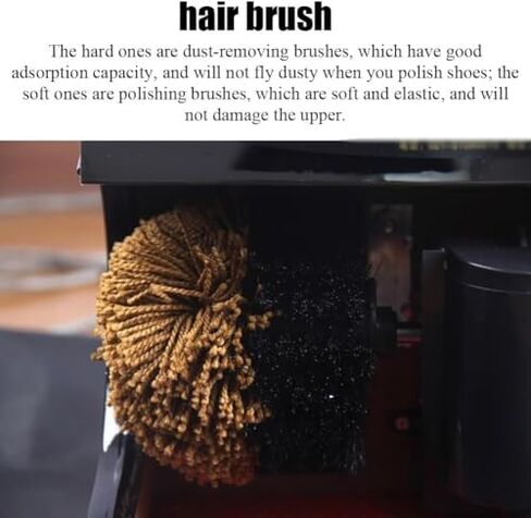 Commercial Electric Shoe Polishing Machine with Double Combination Brush, Automatic Induction and Low Noise for Hotel Bank in Kuwait