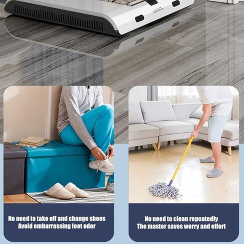 Automatic Shoe Polisher Machine - 260RPM Rechargeable Induction Cleaner, Waterless Sole Cleaning for Home & Office, Easy Shoe Care & Maintenance Device in Kuwait