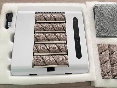 Automatic Shoe Sole Cleaning Machine - Waterless Electric Shoe Polisher with 2600mAh Battery, Ideal for Hotels & Commercial Use, Induction Technology for Effortless Cleaning in Kuwait