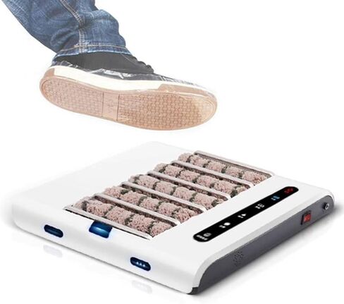 Automatic Electric Shoe Polishing Machine - High-Efficiency Sole Cleaner for Home, Hotels, Commercial Buildings - Induction Cleaning System for Effortless Shoe Care in Kuwait