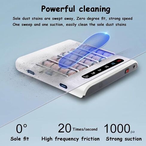 Automatic Electric Shoe Polishing Machine - High-Efficiency Sole Cleaner for Home, Hotels, Commercial Buildings - Induction Cleaning System for Effortless Shoe Care in Kuwait