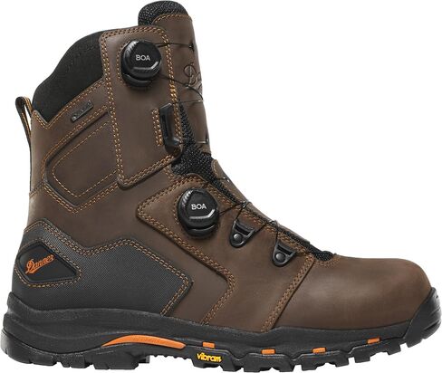 Danner Vicious BOA 8" Men Work Boots, Composite Toe, Waterproof, EH Rated, Gore-Tex Lined, Slip Resistant Vibram Outsole in Kuwait
