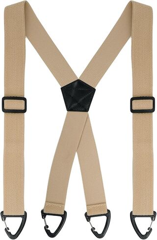 choyaxo Men's Suspenders Elastic X Back Hidden Suspender for Trousers Jeans Men in Kuwait