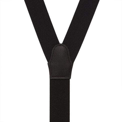 Suspender Store Jacquard Silk Pin Dot Suspenders - 1.38-Inch Wide - Formal Runner End Button - 2 Colors & 2 Sizes in Kuwait